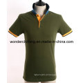 Homens de moda verão quente atacado homens Pique Polo T-shirt